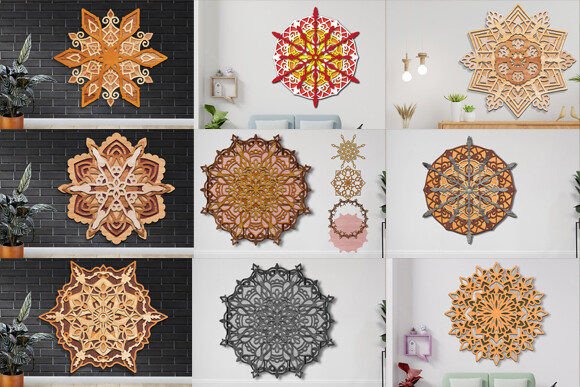 3d Layered Mandala Laser Cut Bundle: Wall Decor & Branding Review
