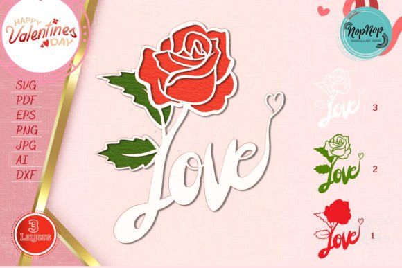 3D Love and Rose: Laser Cutting Valentine S Day Asset Review