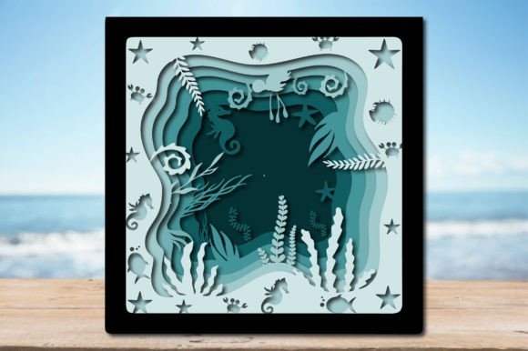 3D Ocean Shadowbox SVG: Editorial Review for Digital Publishers