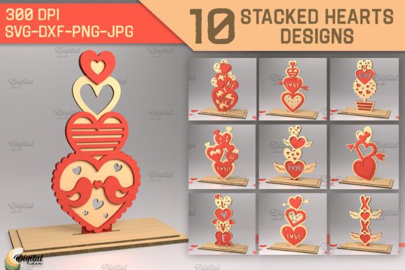 3D Stacked Hearts Bundle Review