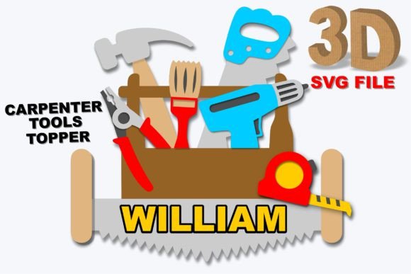 Carpenter Tools Topper 3d Svg Two Mods Graphics and Crafts Review