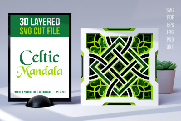 Celtic Mandala 3D Layered: A Publisher’s Review of 3D SVG Shadow Boxes