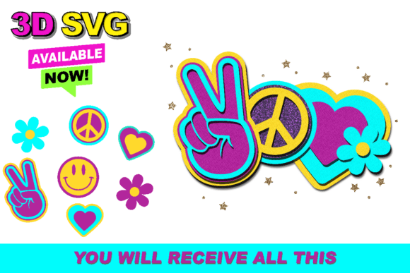 Elements 3D SVG Hippie Bundle Review