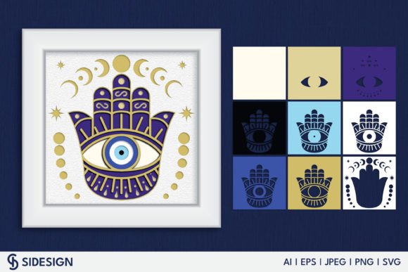 Evil Eye 3D Shadow Box: A Publisher’s Review of Modern Design Assets