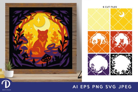 Fox in Enchanted Forest 3D Shadow Box: A Designer’s Review for Branding