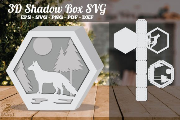 Fox in Forest 3D Shadow Box SVG: A Designer’s Review for Local Branding