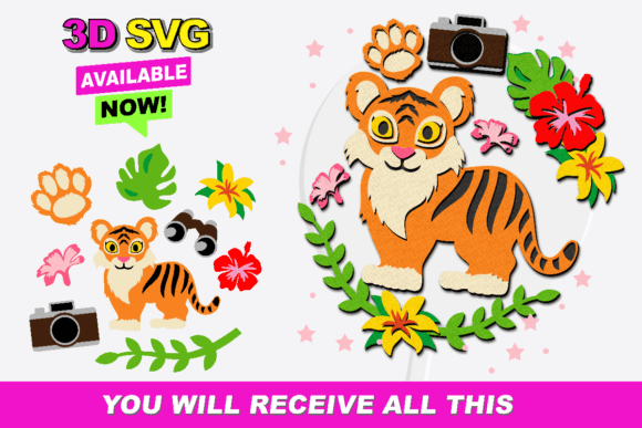 Tiger Silhouette Elements 3D SVG: A Designer’s Review for Local Business Branding