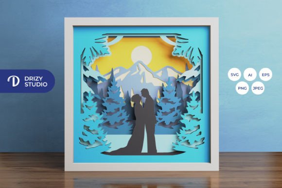 Winter Wedding 3D Shadow Box Review